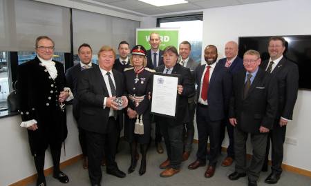 Queen Award group photo